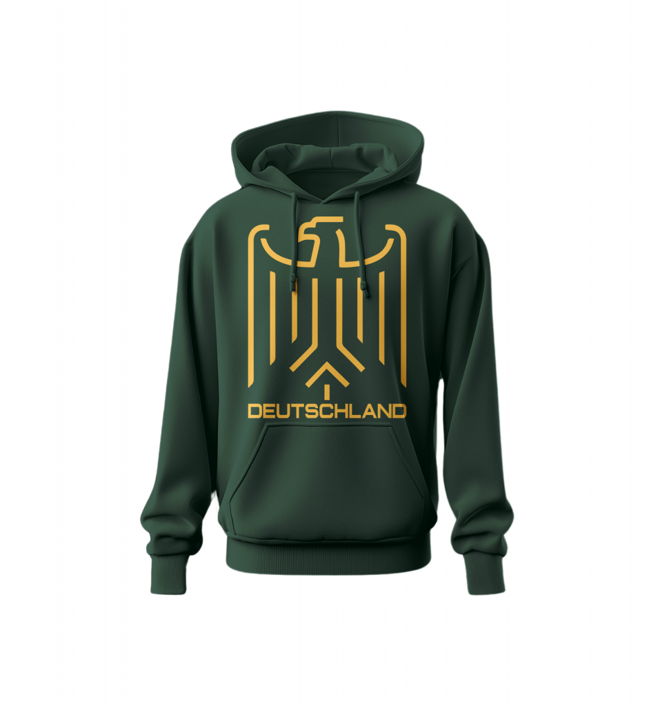 Deutschland Adler Hoodie | Gelbprint